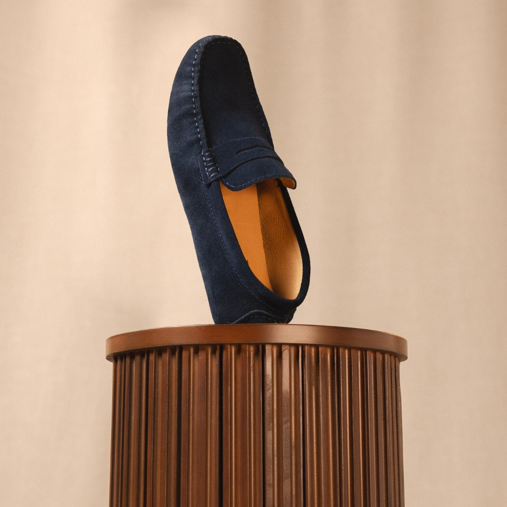 Classico - Mocassini driver in camoscio premium da uomo