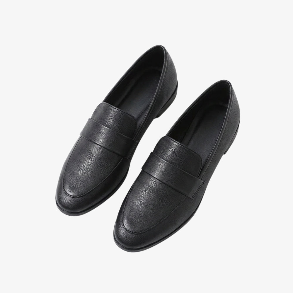 Mocassino minimalista donna in pelle sintetica