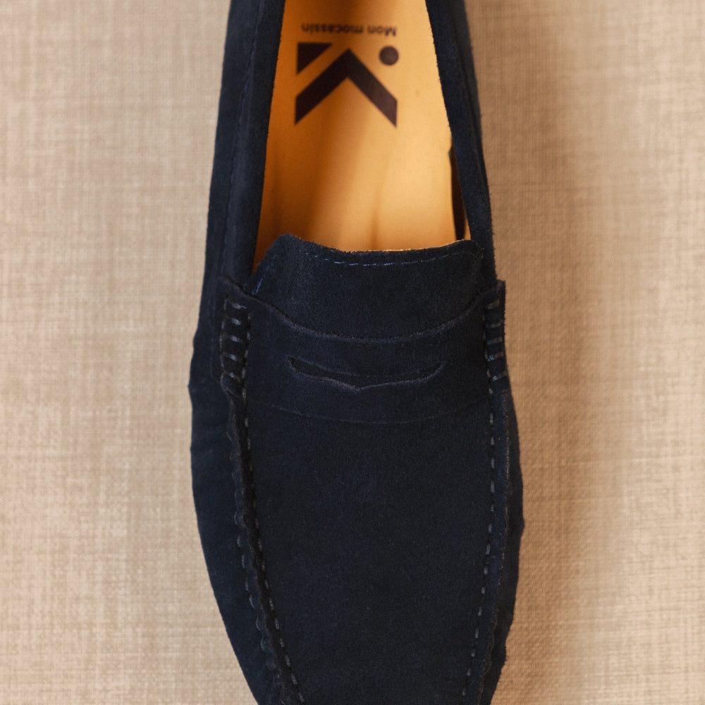 Classico - Mocassini driver in camoscio premium da uomo