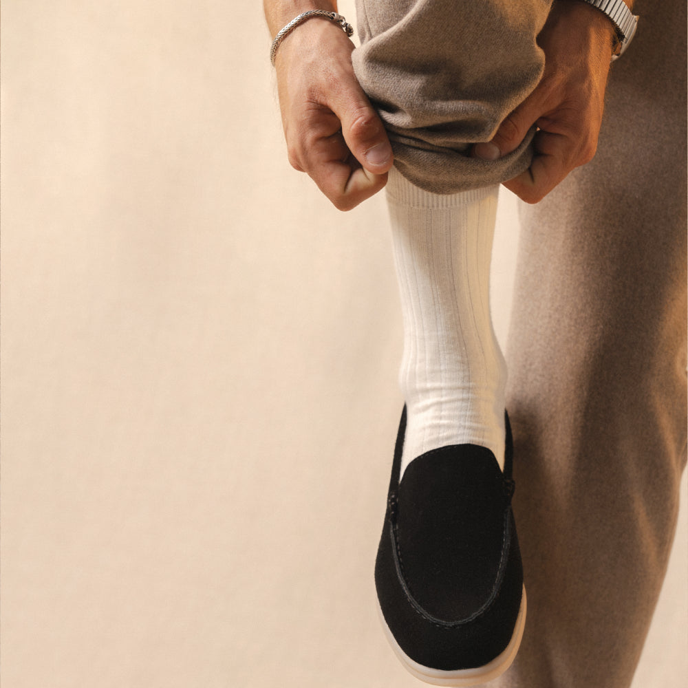 Yacht - Mocassini premium in vera pelle scamosciata da uomo