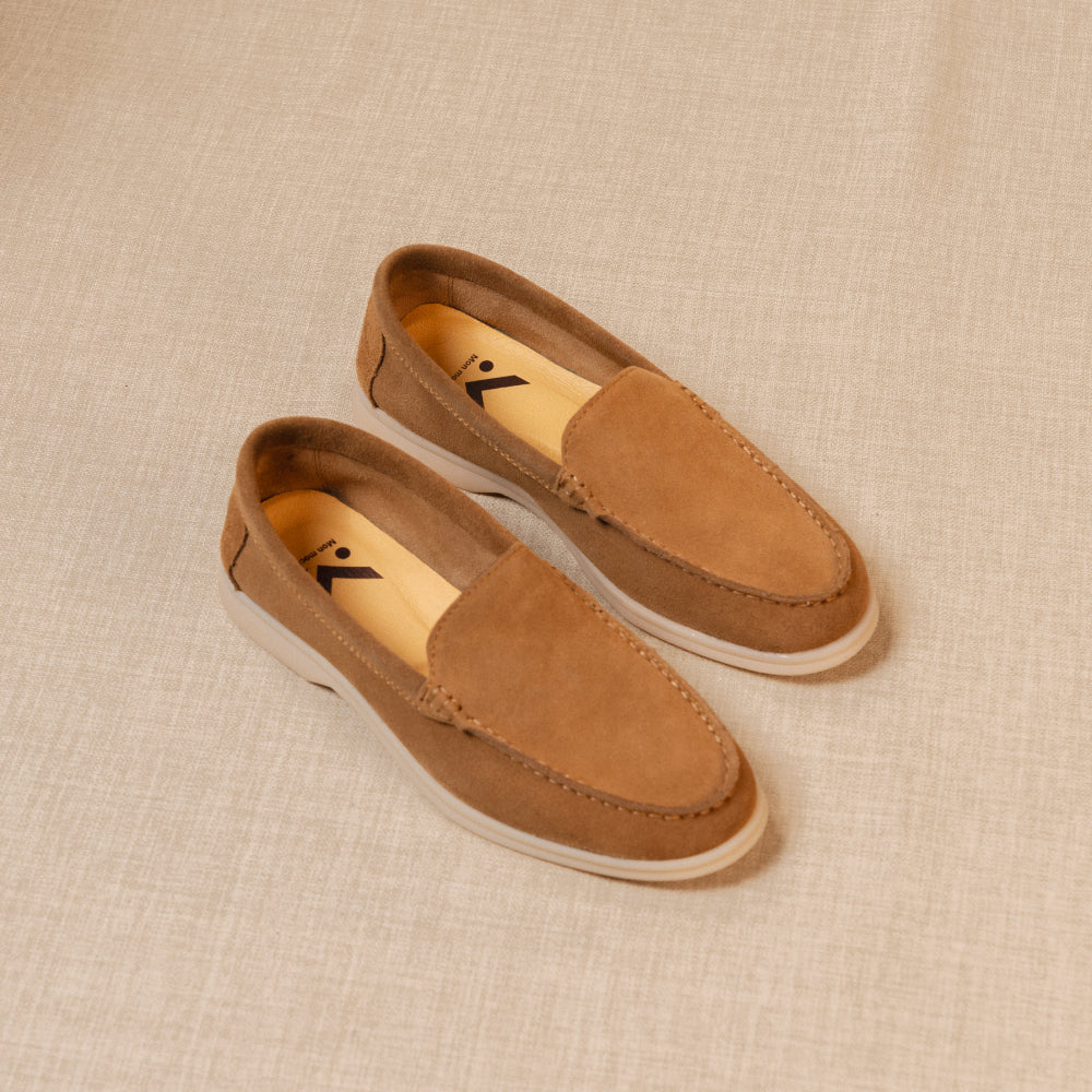 Yacht - Mocassini premium in vera pelle scamosciata da uomo