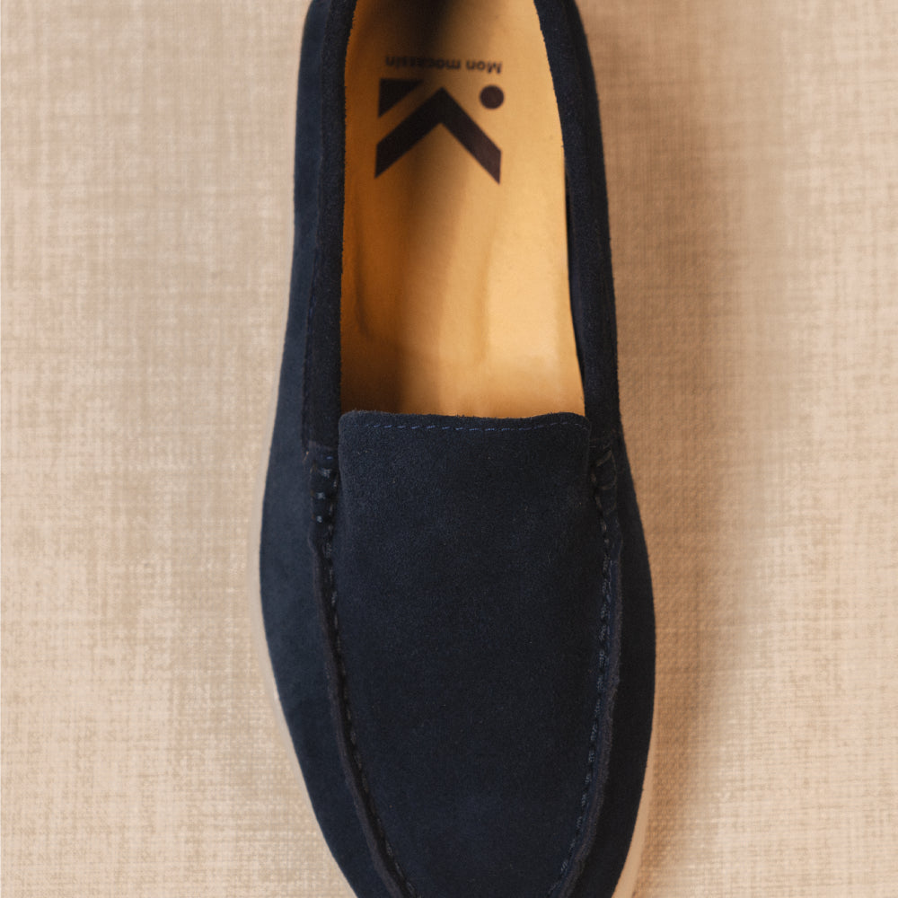 Yacht - Mocassini premium in vera pelle scamosciata da uomo