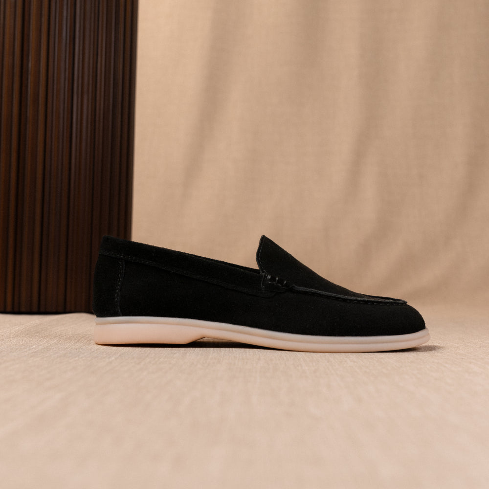 Yacht - Mocassini premium in vera pelle scamosciata da uomo