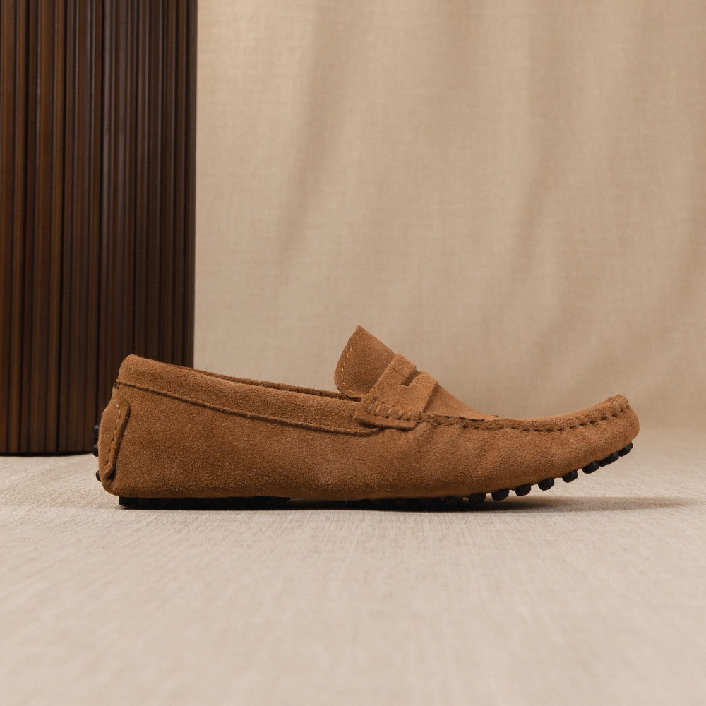 Classico - Mocassini driver in camoscio premium da uomo