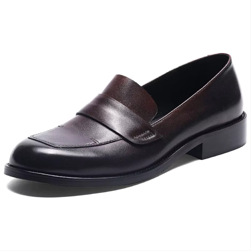 Mocassino classico elegante in pelle per donna