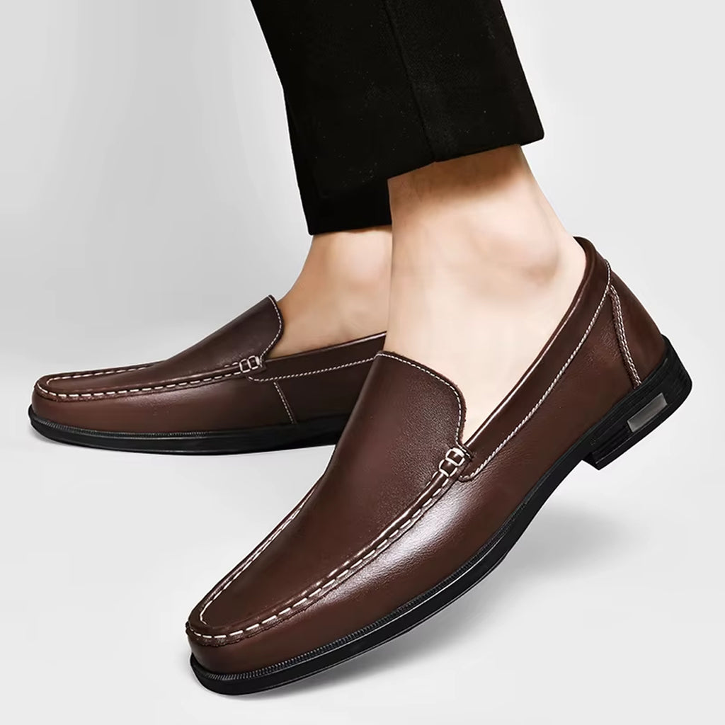 Mocassino casual in pelle per uomo