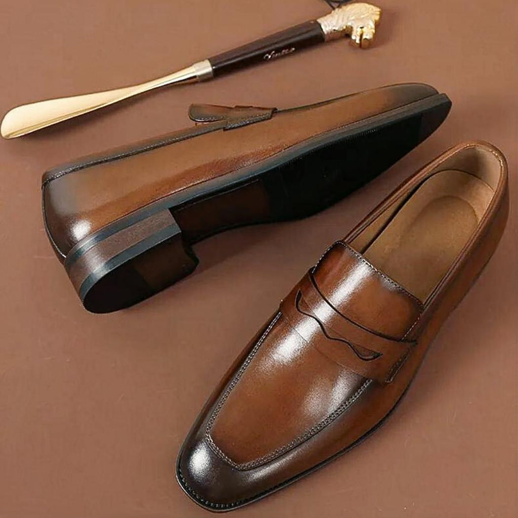 Mocassini eleganti in vera pelle per uomo