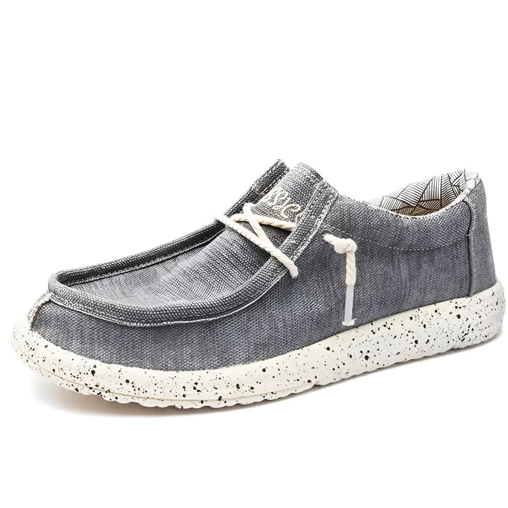 Mocassini uomo in denim