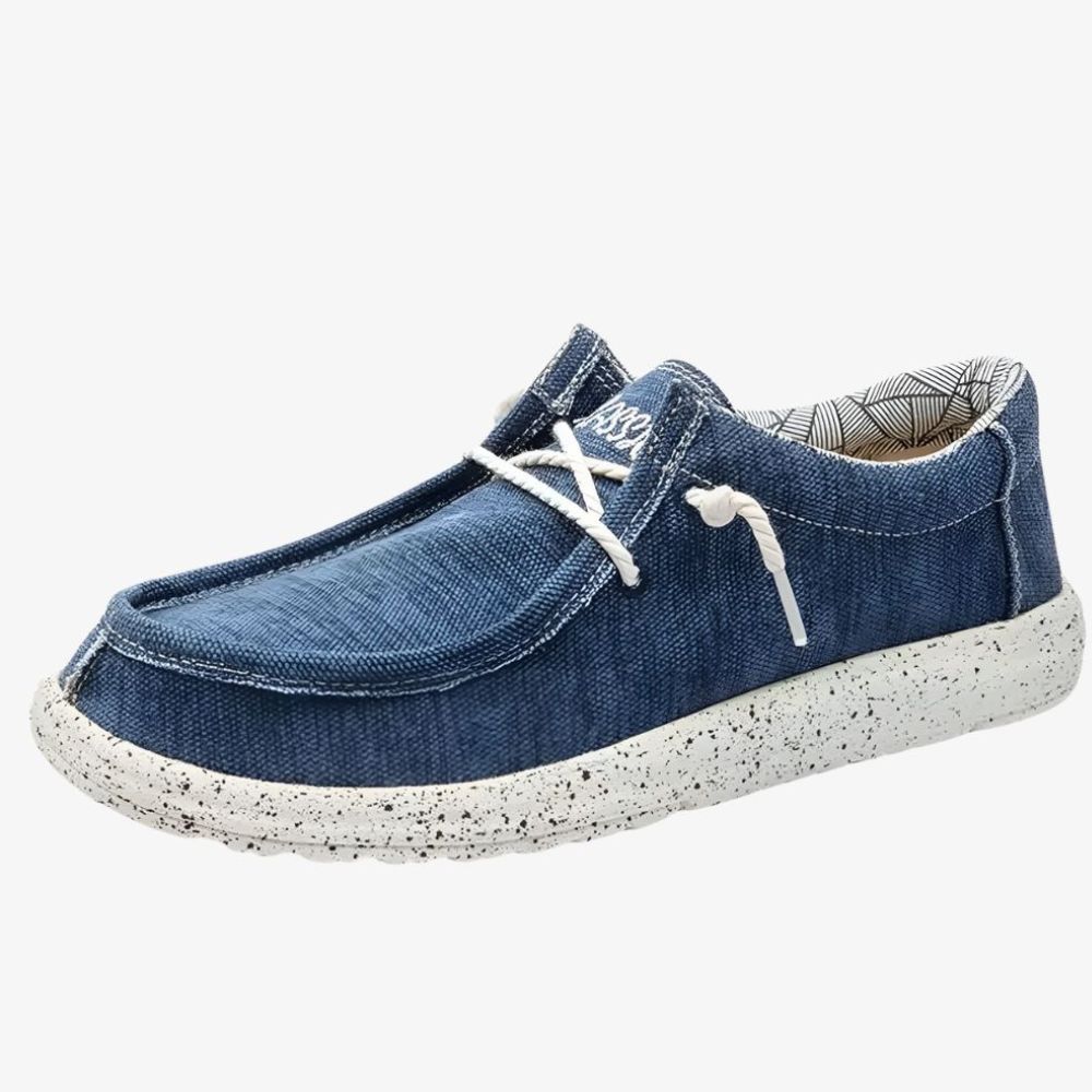 Mocassini da uomo in denim