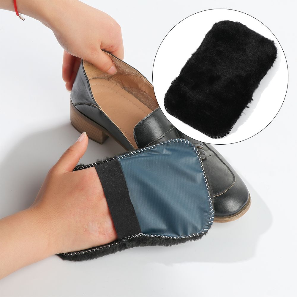 Guanto detergente per scarpe in pelle