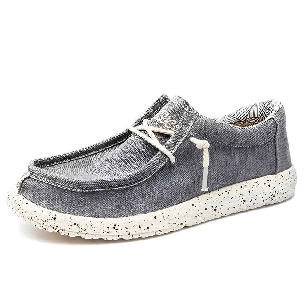 Mocassini uomo in denim