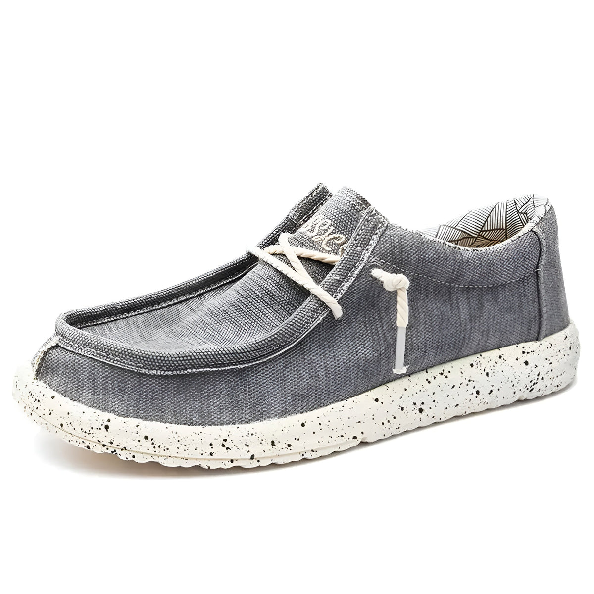 Mocassini uomo in denim