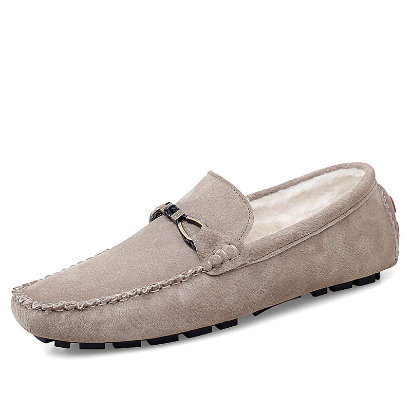 Mocassini in camoscio casual per uomo