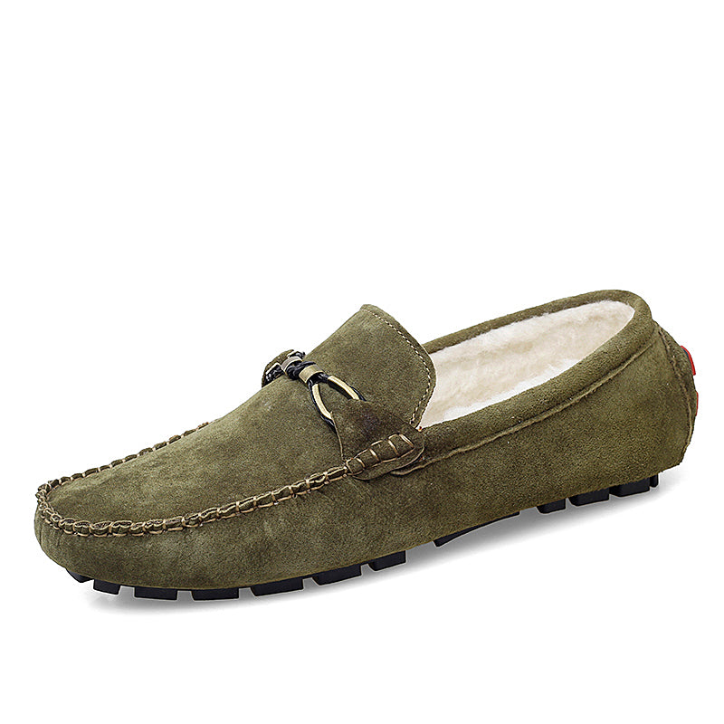 Mocassini in camoscio casual per uomo