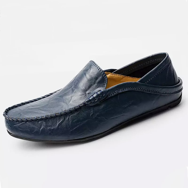 Mocassini casual in pelle sintetica da uomo