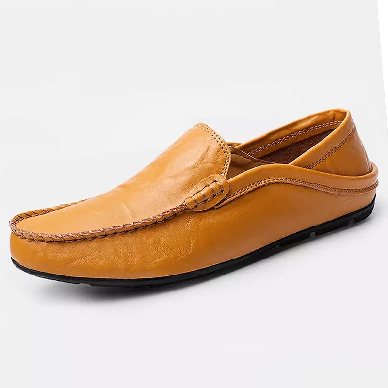 Mocassini casual in pelle sintetica da uomo