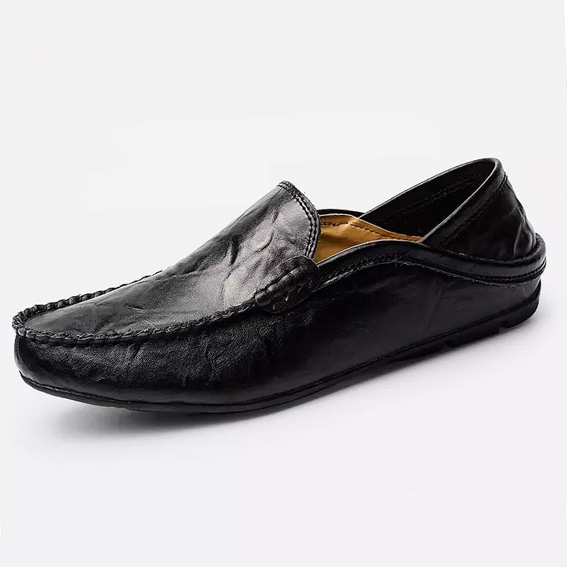 Mocassini casual in pelle sintetica da uomo