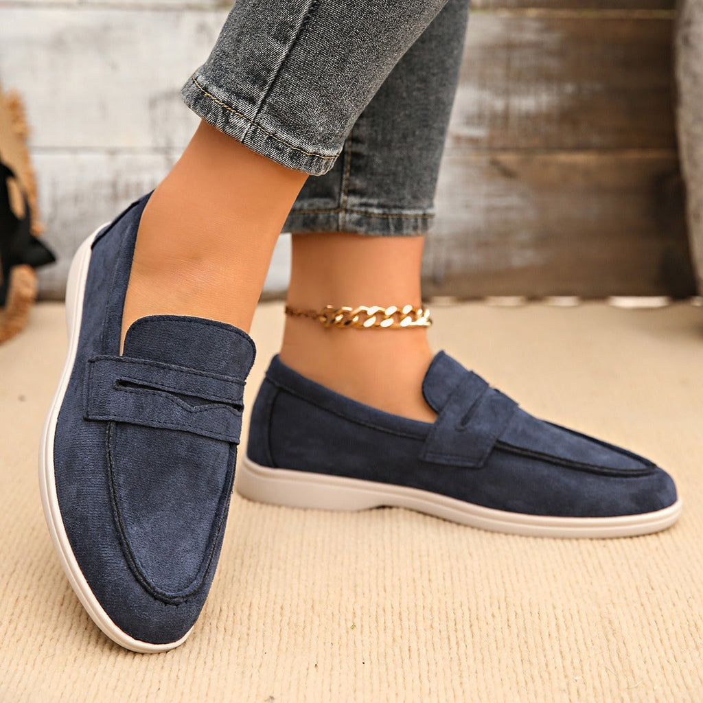 Mocassino con cinturino donna, paio completo