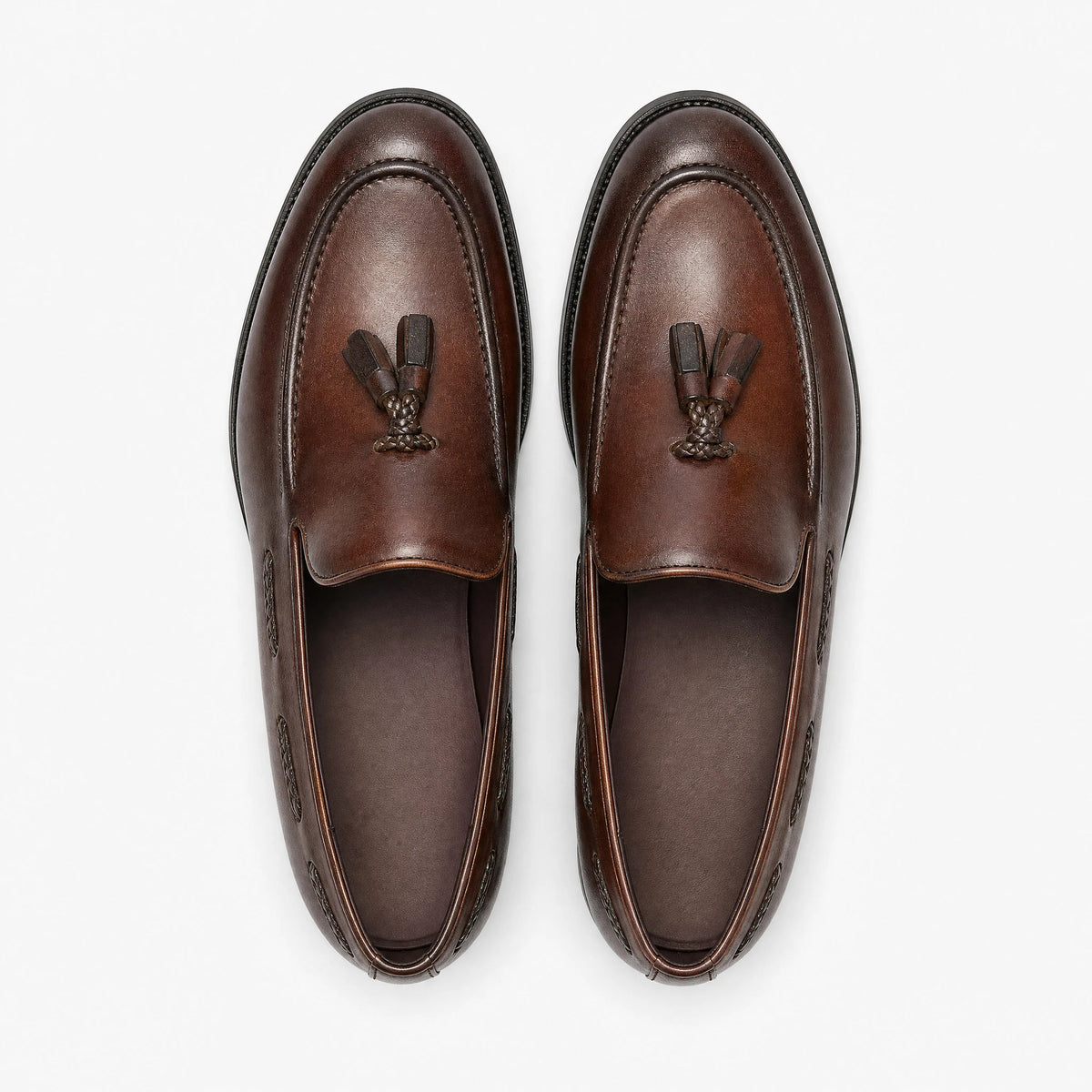 Mocassino con nappine uomo con pampille decorative, dettaglio 1