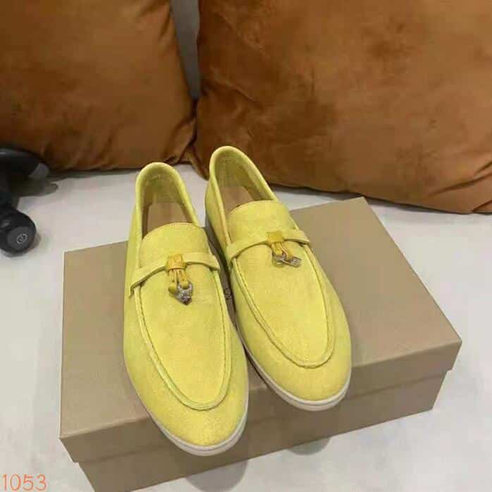 Mocassino in camoscio scamosciato britannico da donna