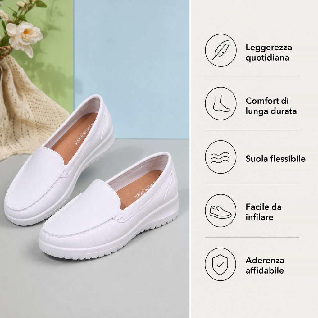 Mocassino da donna comfort con suola morbida e leggera - dettaglio 4