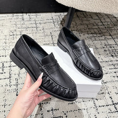 Mocassino penny donna chic e senza tempo, Nero