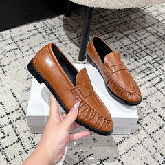 Mocassino penny donna chic e senza tempo, Cognac