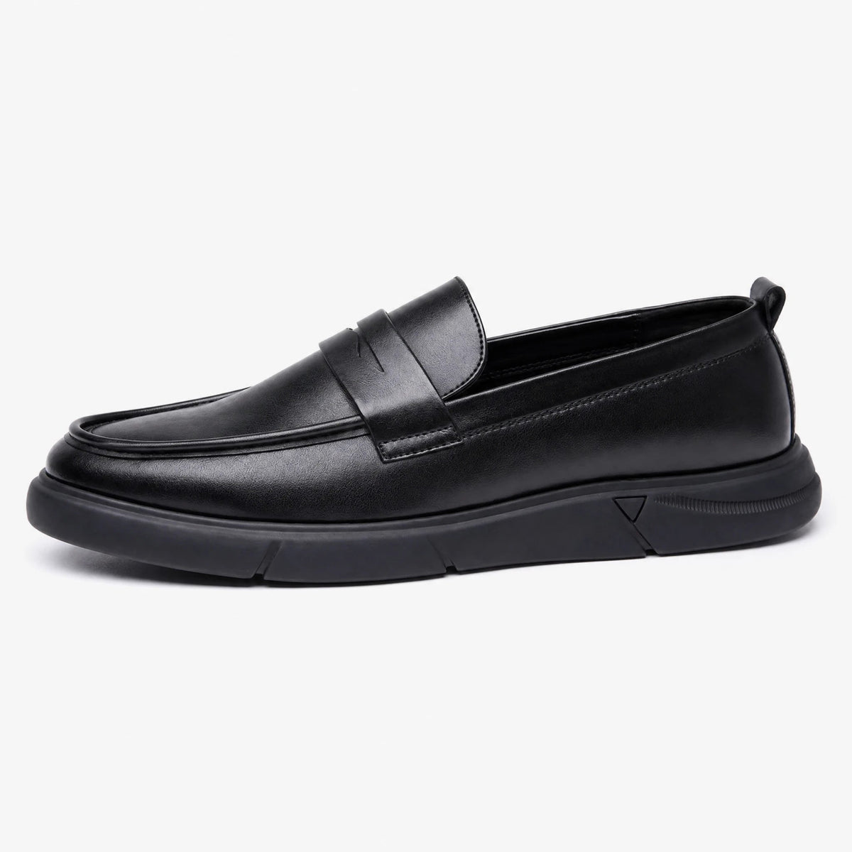 Mocassino Platform Uomo Nero con Linguetta - foto 1