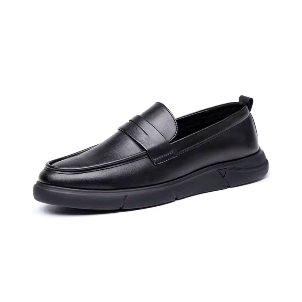 Mocassino Platform Uomo Nero con Linguetta - foto 5