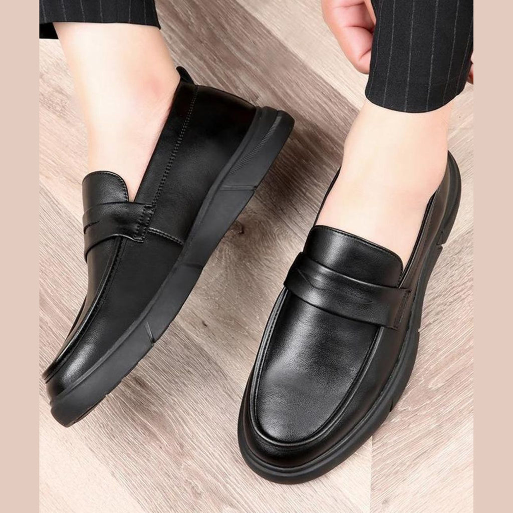 Mocassino Platform Uomo Nero con Linguetta - foto 6