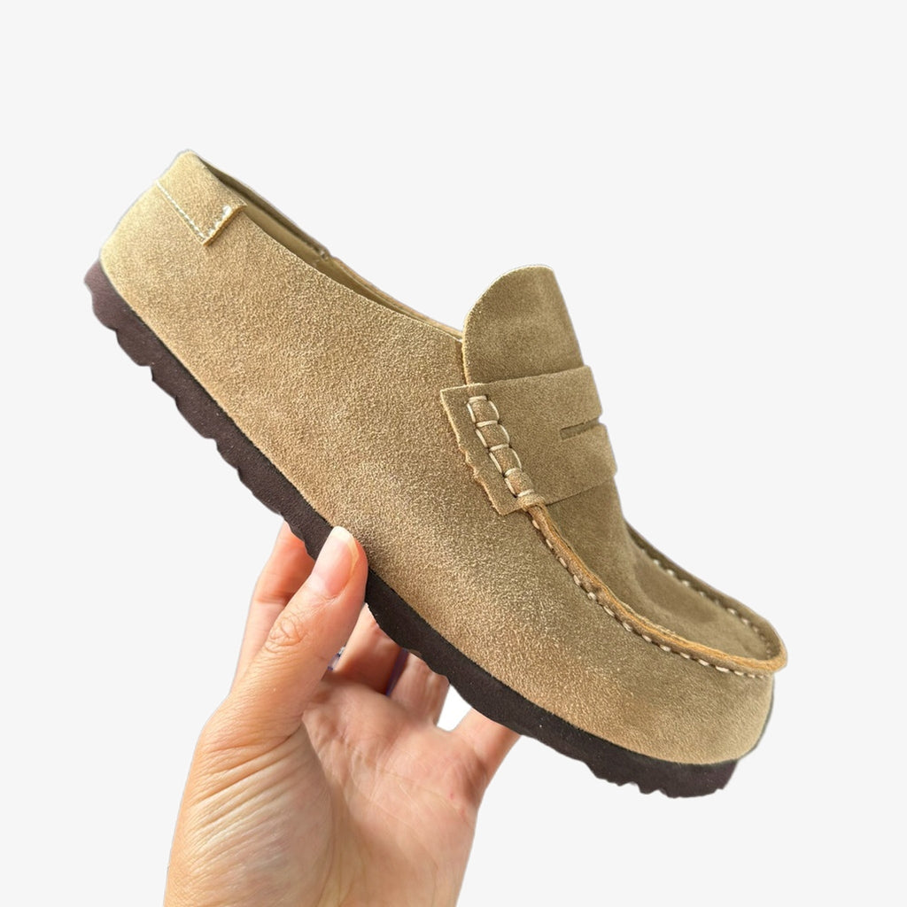 Mocassino sabot beige