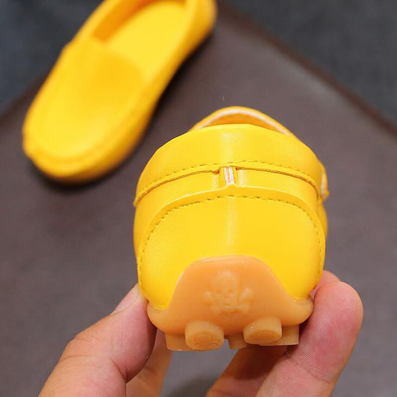 Mocassino slip-on in morbida pelle per bambini
