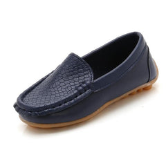 Mocassino slip-on in morbida similpelle per bambini, Grigio