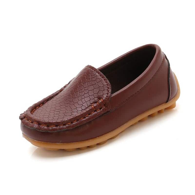 Mocassino slip-on in morbida pelle per bambini