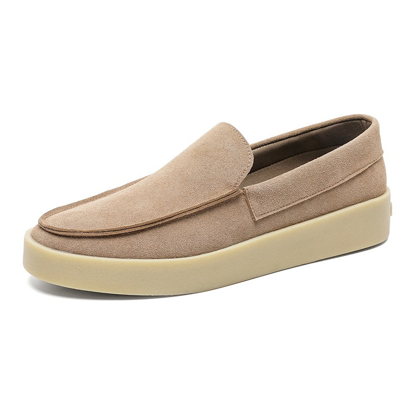 Mocassino con suola spessa nero slip-on, colore nero, vista 6