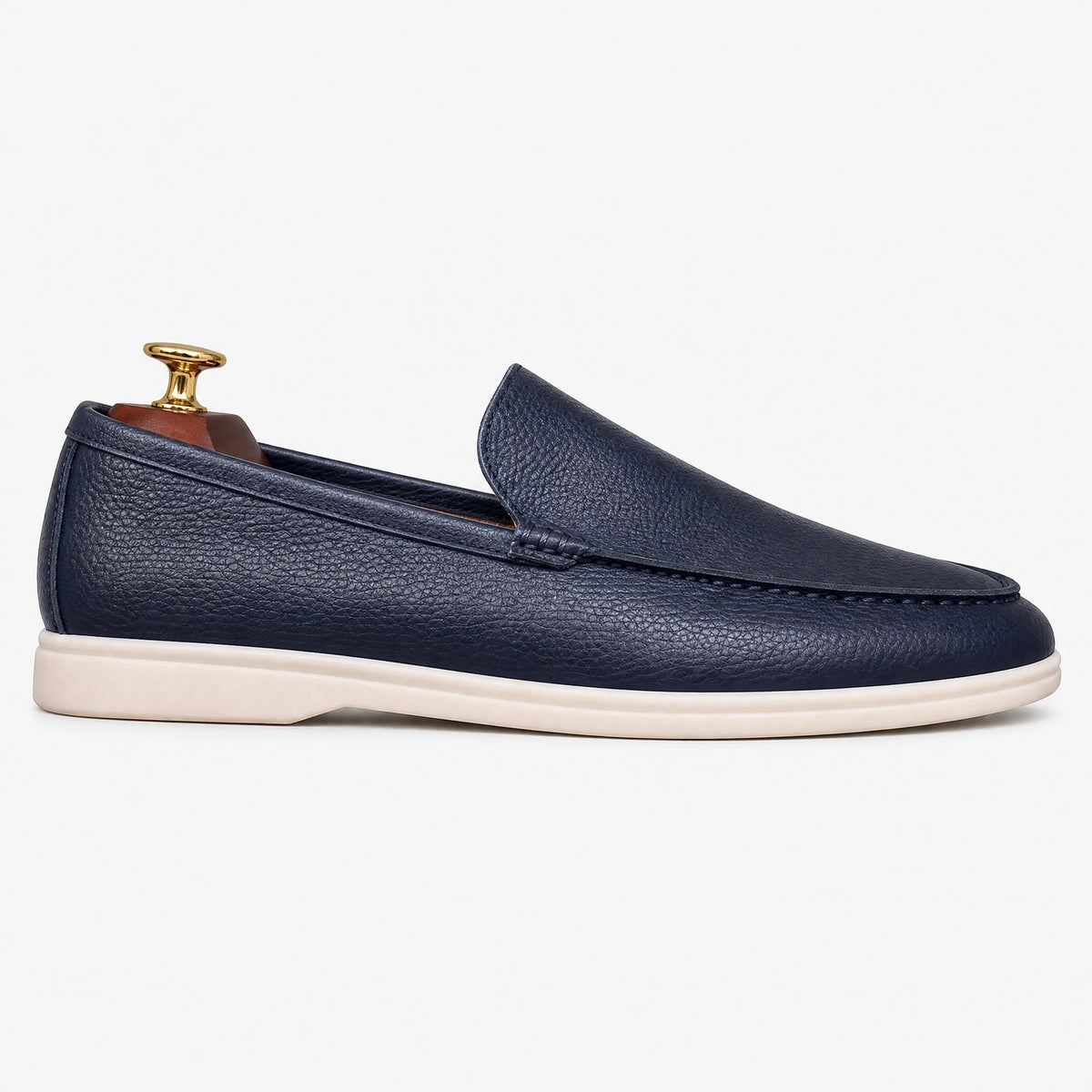 Mocassino uomo in ecopelle slip-on, vista laterale