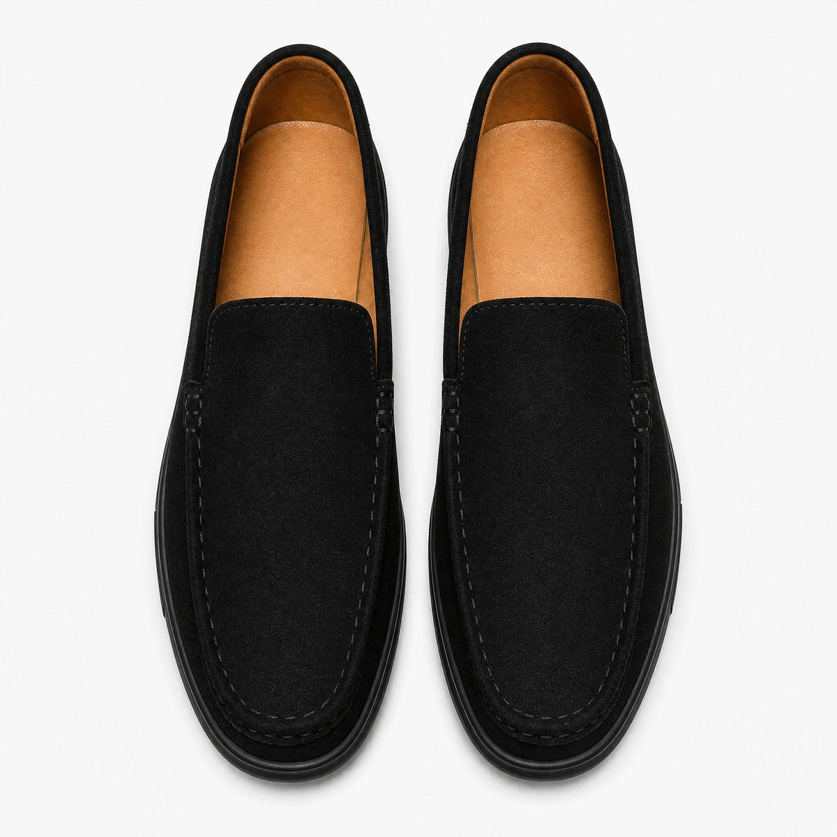 Mocassino uomo suola tassellata, colore nero
