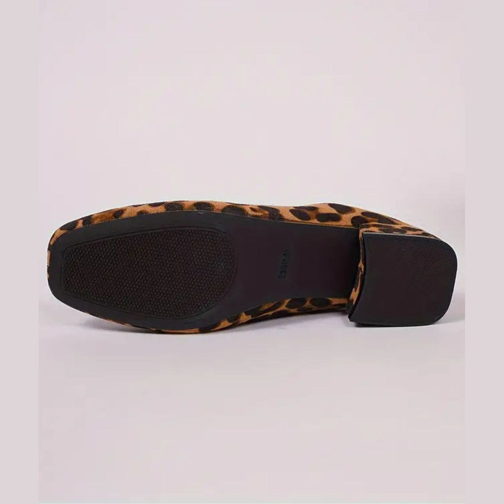 Mules leopardate donna, look indossato